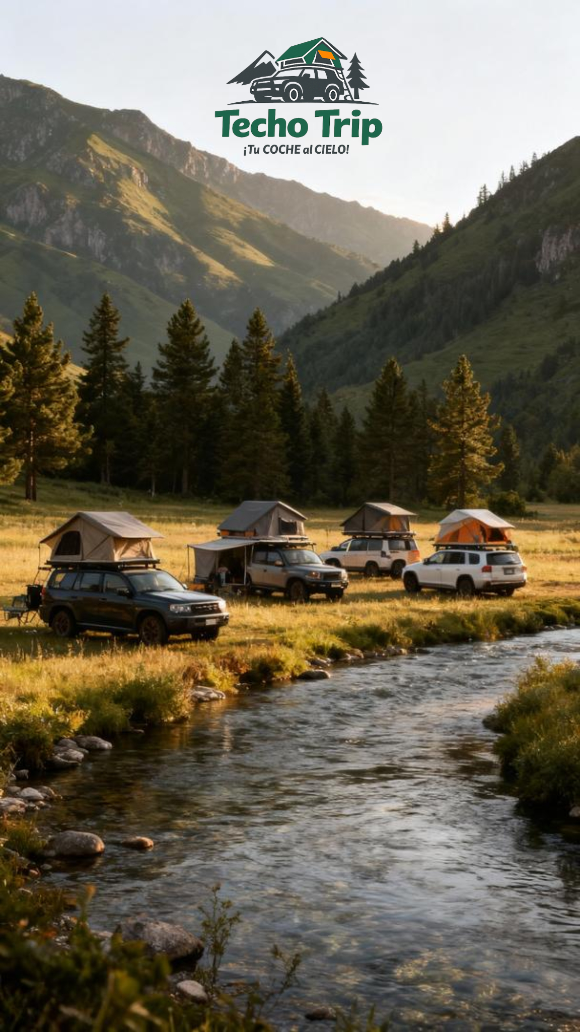 Aventura en tienda de techo
